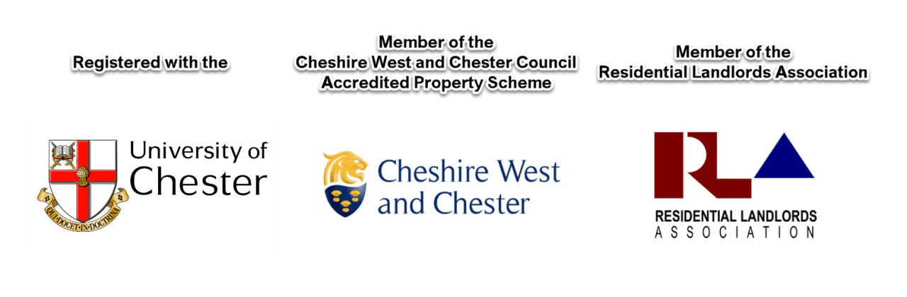 Registered with The University of Chester and Member of the Residential Landlords Association